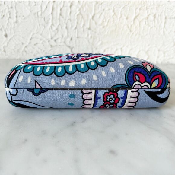 Vera Bradley Sunglass Eyeglass Hard Shell Case Makani Paisley Pattern - Picture 5 of 7